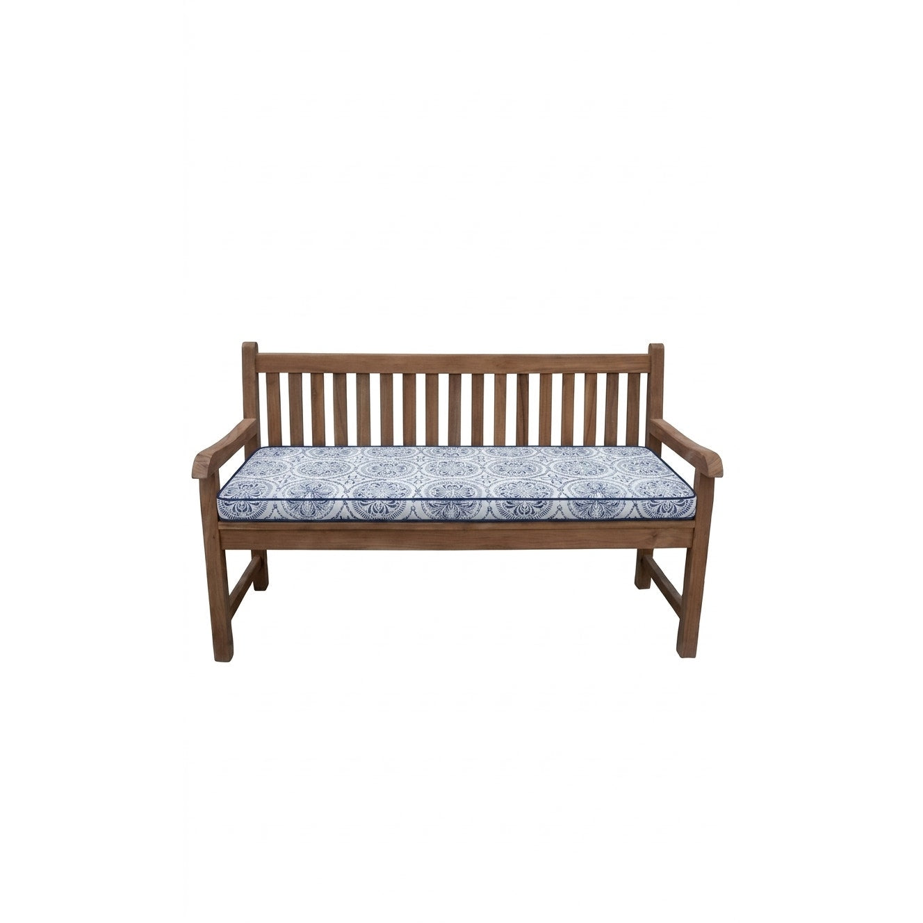 Tommy Bahama Blue & White Medallion Indoor/Outdoor Bench Cushion NWT