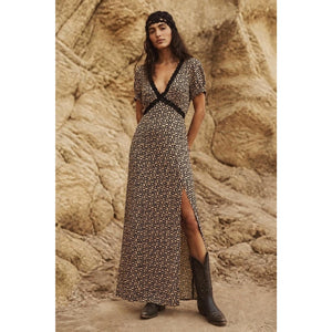 Free People X-Large Marley Black Maxi Dress  NWOT