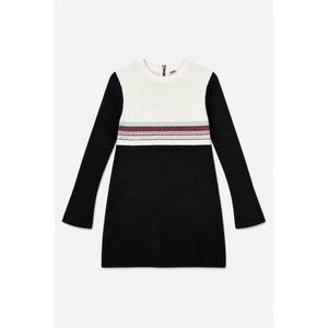 Free People Small Colorblock Striped Mini Sweater Dress