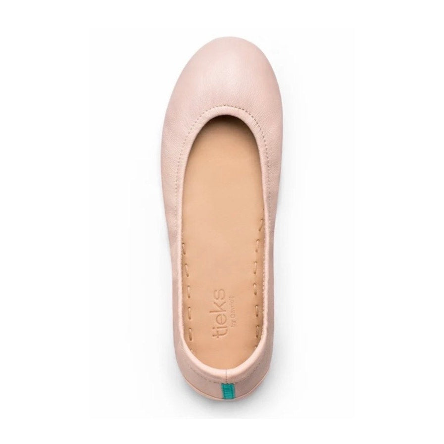 Tieks Matte Pink Italian Leather Ballet Flats 8 New Without Box