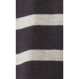 Splendid Syd Lead / Oatmeal Stripe Open Front Cardigan Medium NWT