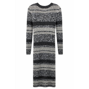 Free People XSmall Cozy Up Cardigan Maxi Dress Black Combo