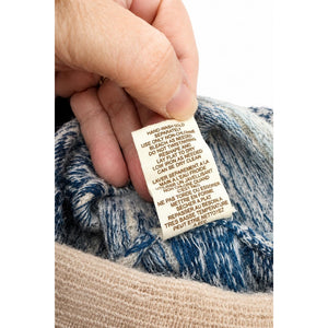 Free People Medium Colette Nordic Fair Isle Wool Angora Blend Button Front Cardigan Tunic