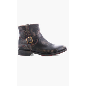 Bed Stu Becca Buckle Boot Black Hand Wash 8.5 M PRISTINE NEW WO BOX