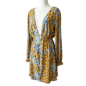 Free People Large Soli Golden Hour Mini Dress NWT