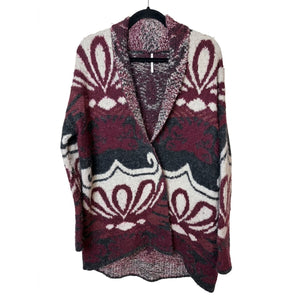 Free People Large Winter's Day Bliss Cardigan Sweater