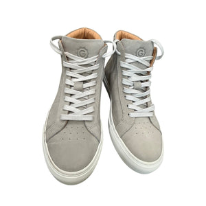 GREATS The Royale High Top Ash Nubuck With Supple Grey Suede Upper Sneaker 8.5 NWOB
