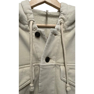 Free People We The Free Dreamers Cropped Knit Hooded Jacket