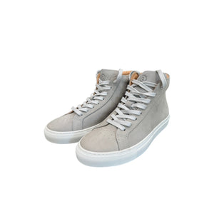 GREATS The Royale High Top Ash Nubuck With Supple Grey Suede Upper Sneaker 8.5 NWOB