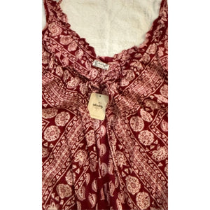 Free People Intimately Ivory Pucker Up Lace Cap Sleeve Bodysuit