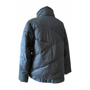 Columbia Sportswear Womens Black Insulated Puffer Jacket High Collar Large Like New