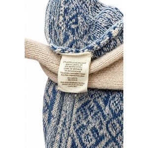 Free People Small Colette Nordic Fair Isle Wool Angora Blend Button Front Cardigan Tuni\