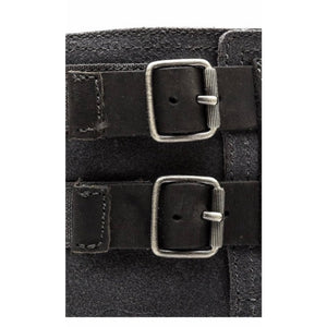 Sorel Major Pull-On Grill/Quarry Leather Buckle Wedge Boot 9 NWOT