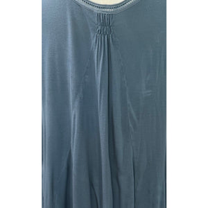Free People Abigail Oversized Lace V-Neck Hi-Low Cap sleeve Blouse X-Small