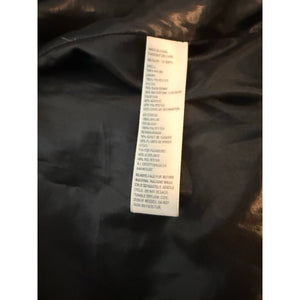 American Eagle Black Down Belted Puffer Coat Sherpa Hood Women’s Large