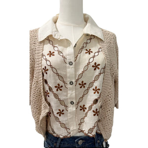 Free People Britney Fauxchet Cardigan XLarge NEW WITH TAGS