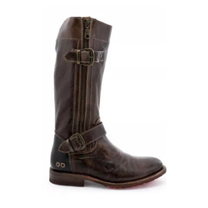 Bed Stu Cobbler Series Gogo Lug Brown Leather Knee High Boots US 8.5 M PRISTINE NEW WO BOX
