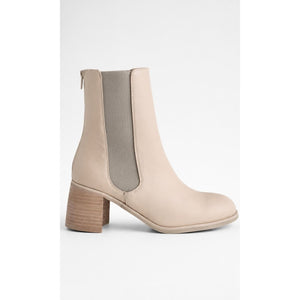 Oasis Society Cora Nude Stacked Heel Ankle Boot 8.5 New