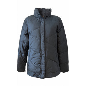 Columbia Sportswear Womens Black Insulated Puffer Jacket High Collar Large Like New