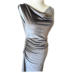 Ownley from Free People Gina Large Sleeveless Velvet Ruched Midi Dress