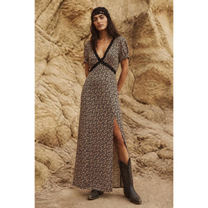 Free People Medium Marley Black Maxi Dress  NWOT
