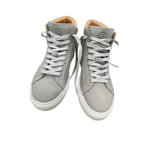 GREATS The Royale High Top Ash Nubuck With Supple Grey Suede Upper Sneaker 8.5 NWOB