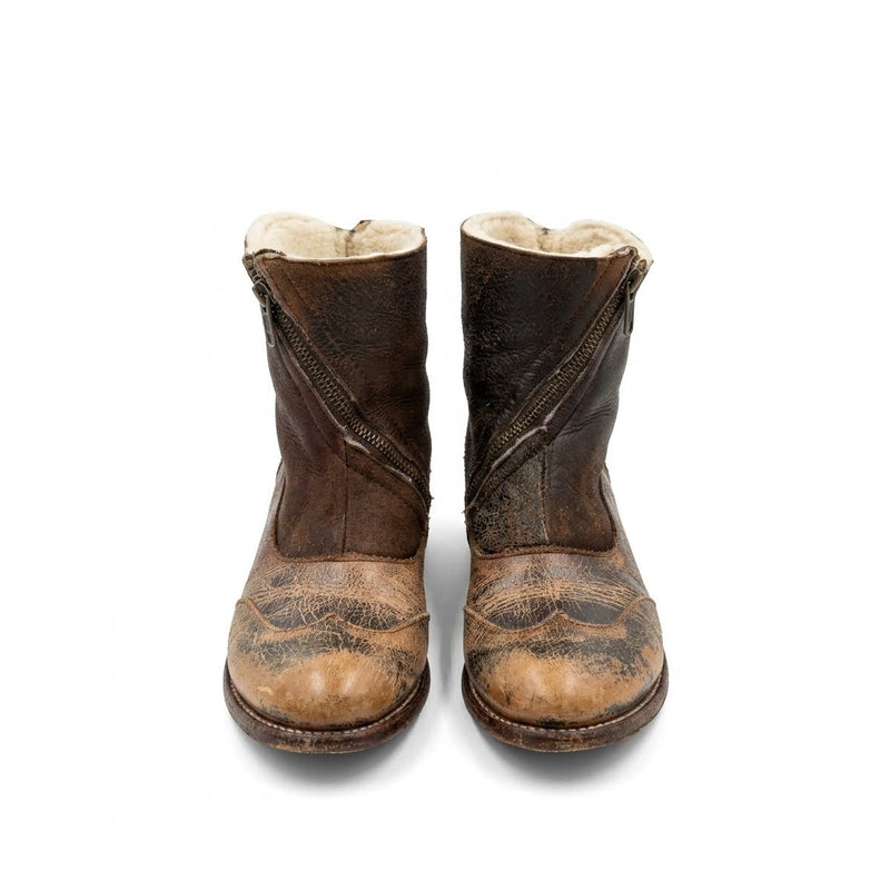 Bed Stü for Free People  Spontaneous Shearling-Lined Zipper Vintage Boot 8