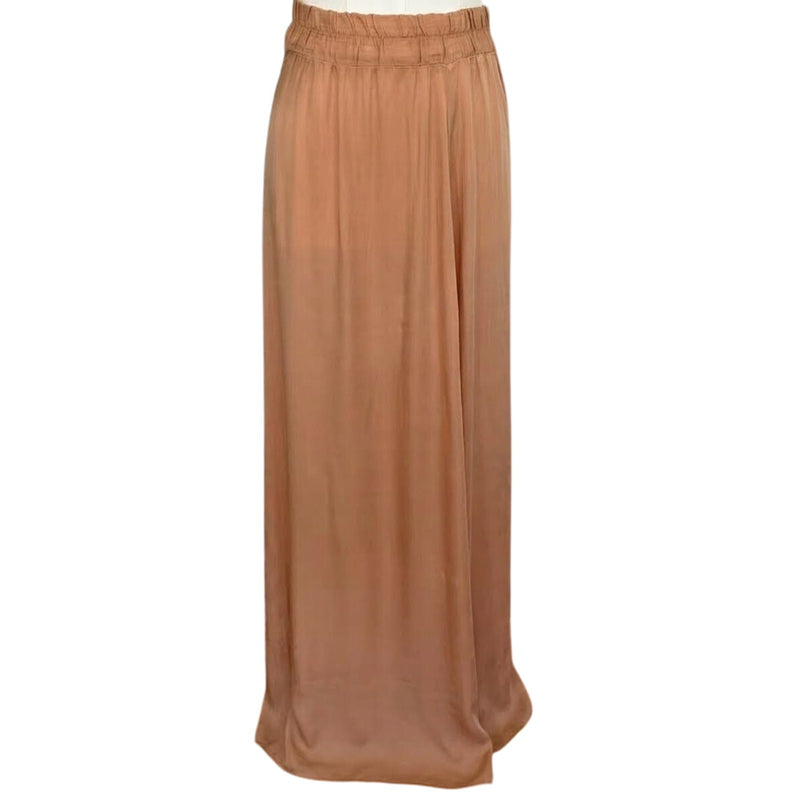 Free People Normani Praline Elastic Waist Maxi Skirt  XS NEW W TAGS