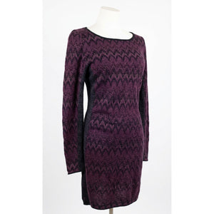 Free People Medium Cozy Cabin Chevron Knit Sweater Dress