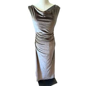Ownley Gina XLarge Sleeveless Velvet Ruched Midi Dress Sold at Free People