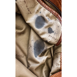 Love Stitch Luna Genuine Leather Patchwork Convertible Boho Tote Bag Brown