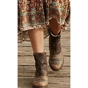 Bed Stü for Free People  Spontaneous Shearling-Lined Zipper Vintage Boot 8