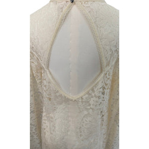 Free People "Secret Origins" Allover Lace with Embroidery Tunic / Mini Dress.