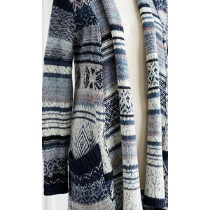 Free People Small Yesterday's Smile Open Front Knit Duster Cardigan