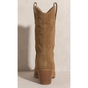 Oasis Society Sephira Camel Country Western Detailed Boots 8.5 NEW in Box