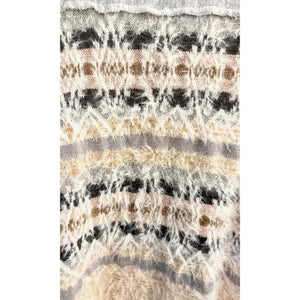Free People Large Fair Weather Needle-Punch Slouchy Cardigan Sweater