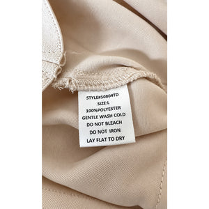 Grade & Gather Champagne Satin Mermaid Maxi Skirt Size Large NWT