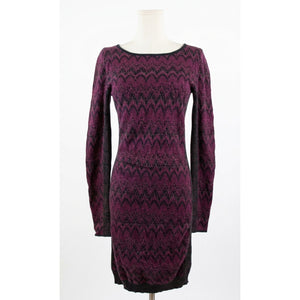 Free People Medium Cozy Cabin Chevron Knit Sweater Dress