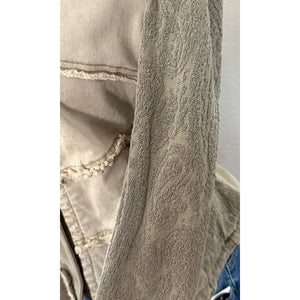 Free People Olive Green Military Jacket Size Medium Like New