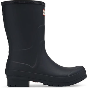 Hunter Women's Original Short Waterproof Black Matte Rain Boots 9 LIKE NEW