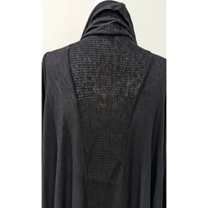 Splendid Aria Side Pocket Draped Open Front Cardigan Sweater Medium
