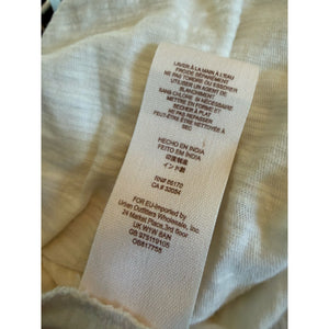 Free People Ivory Purple Small Embroidered Hooded Tunic Top Boho NWOT