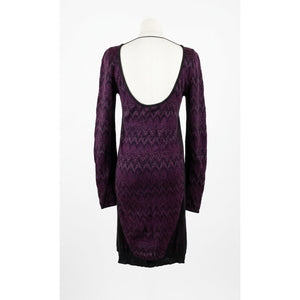 Free People Medium Cozy Cabin Chevron Knit Sweater Dress