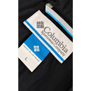 Columbia Sportswear Womens Black Insulated Puffer Jacket High Collar Large Like New