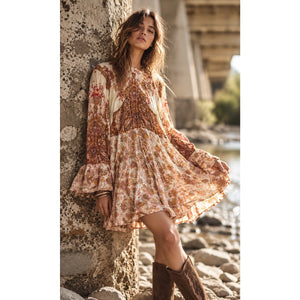Free People Large Rosie Knit Top Rose Pink Boho Lightweight NWT