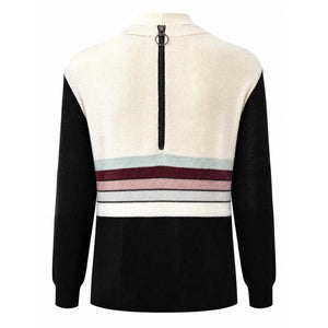 Free People Small Colorblock Striped Mini Sweater Dress