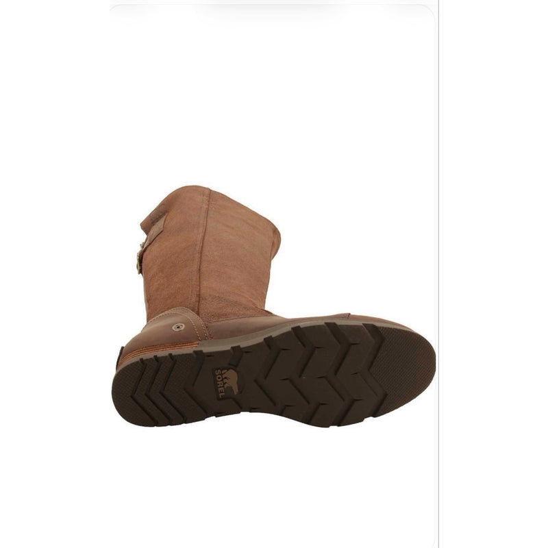 SOREL Major Tall Knee-High Tobacco Brown Leather Suede Boots NEW